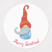 Funny Gnome Retour Adreslabels – Schattigee Gnome Labels (Design 2)