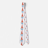 Funny gnome stropdas (Voorkant)