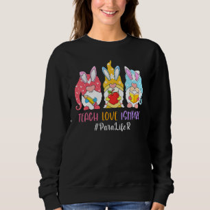 Funny Gnome Teach Love Inspire Paraprofessional Ea Trui