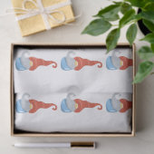 Funny gnome tissuepapier (Geschenk)