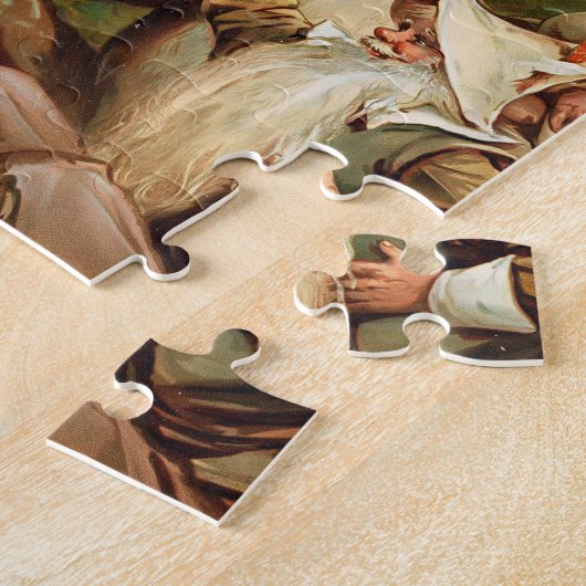 Funny Gnomen Drink Beer Advert Legpuzzel (Zijkant)