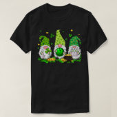 Funny Gnomes Bowling Lover St Patrick's Day T-shirt (Design voorkant)