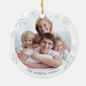 Funny Gnomes het jaar waarin we THUIS-foto-naam ST Keramisch Ornament (Achterkant)