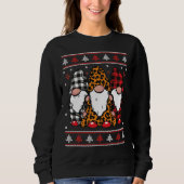 Funny Gnomes kerst-kutnomes in Ugly Sweater (Voorkant)