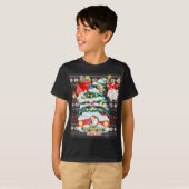 Funny Gnomes Matching Family Group, Ugly Kerstmis T-shirt (Voorkant volledig)