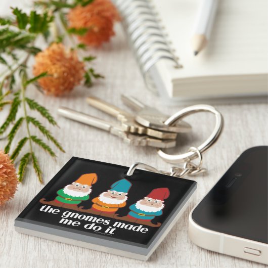Funny Gnomes Sleutelhanger (Voorkant Rechts)