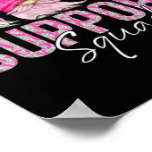 Funny Gnomies Support Squad Breast Cancer Awarenes Poster (Hoek)