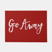 Funny Go Away Message Welcome Mats Deurmat (Voorkant)
