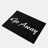 Funny Go Away Welcome Mat (Schuin)