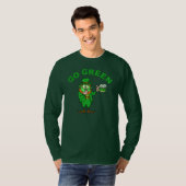Funny Go Green Leprechaun Beer St Patricks Day T-shirt (Voorkant volledig)