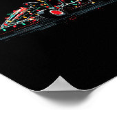 Funny Go Kart Christmas Graphics Lights Lover Kart Poster (Hoek)