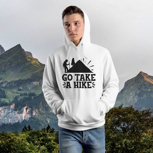 Funny Go neemt een Hike Camping Hoodie