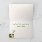 Funny Goat and Kind Vaderdag Kaart (Binnen)