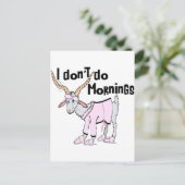 Funny Goat Apparel Briefkaart (Staand voorkant)