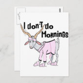 Funny Goat Apparel Briefkaart (Voorkant / Achterkant)