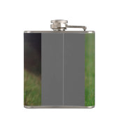 Funny Goat Baby White Goat Jumping in Pasture Heupfles (Achterkant)