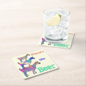 Funny Goat Beer Gezegde Kartonnen Onderzetters (Insitu)