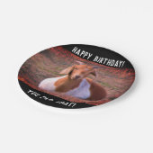 Funny Goat Birthday Papieren Bordje (Gekanteld)