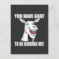Funny Goat Briefkaart