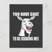 Funny Goat Briefkaart (Voorkant)