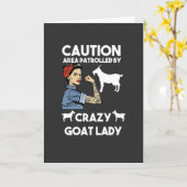 Funny Goat Cards For Women Lady Girls Her Farmer Kaart (Gele Bloem)