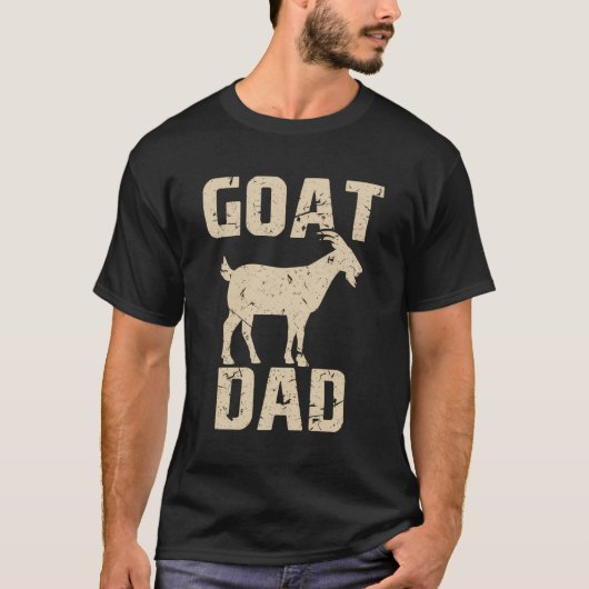 Funny Goat Dad Funny Goat T-shirt (Voorkant)