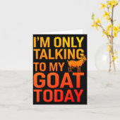 Funny Goat Design For Men Women Kids Boer Pygmy Go Kaart (Gele Bloem)