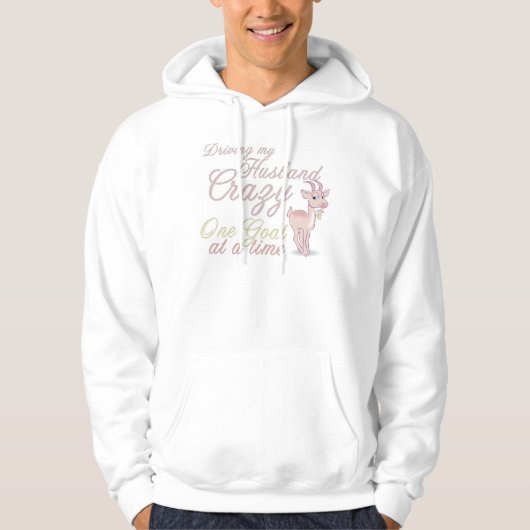 Funny Goat Design Hoodie (Voorkant)