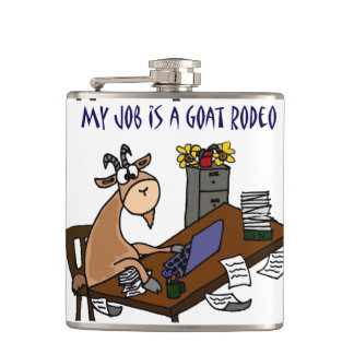 Funny Goat Desk Goat Rodeo Job Humor Heupfles