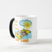 Funny Goat drijft je geit Magische Mok (Voorkant links)