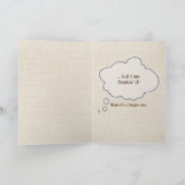 Funny Goat for 50th Birthday Card Kaart (Binnen)