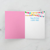 Funny Goat "For Ma" Birthday Kaart (Binnen)