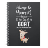 Funny Goat Gag Gifts Humor Farm Animal Pet Farmer Notitieboek (Voorkant)