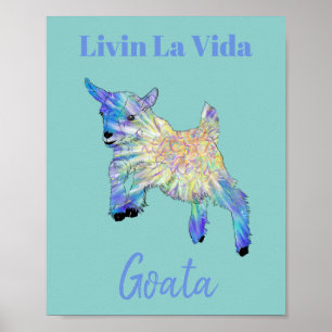 Funny Goat Gezegde Poster