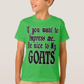 Funny Goat Gezegde T-shirt (Voorkant)