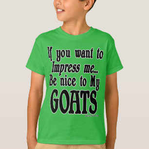 Funny Goat Gezegde T-shirt