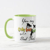 FUNNY GOAT GEZEGDE | U zegt "Crazy Goat Lady" Mok (Links)