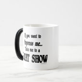 Funny Goat Gezegden Magische Mok (Voorkant links)