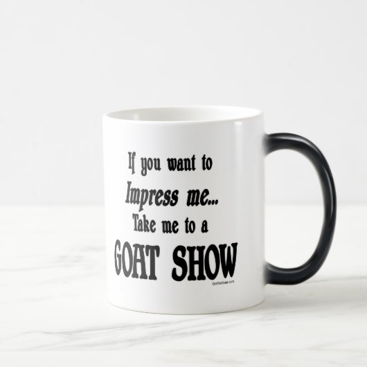 Funny Goat Gezegden Magische Mok (Rechts)