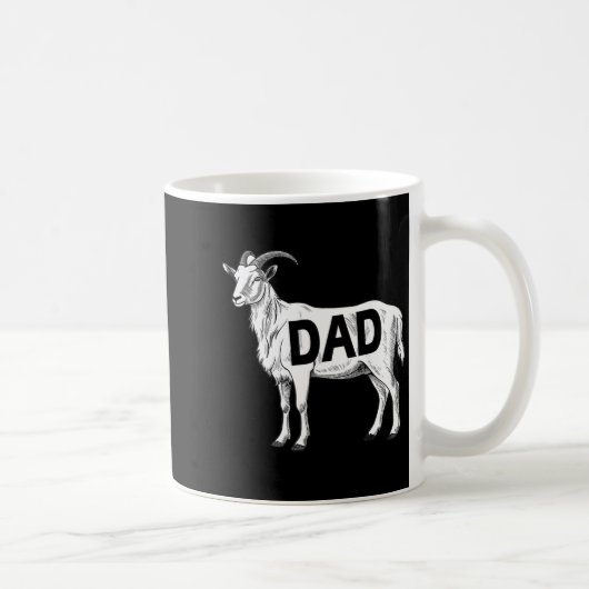 Funny Goat Gift Dad Sarcastic Graphic  Koffiemok (Rechts)