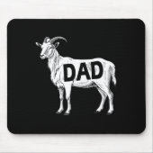 Funny Goat Gift Dad Sarcastic Graphic  Muismat (Voorkant)
