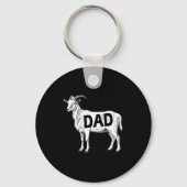 Funny Goat Gift Dad Sarcastic Graphic  Sleutelhanger (Voorkant)