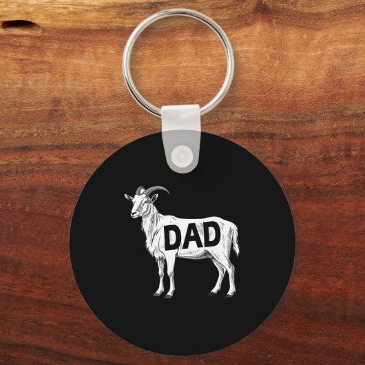 Funny Goat Gift Dad Sarcastic Graphic  Sleutelhanger (Voorkant)