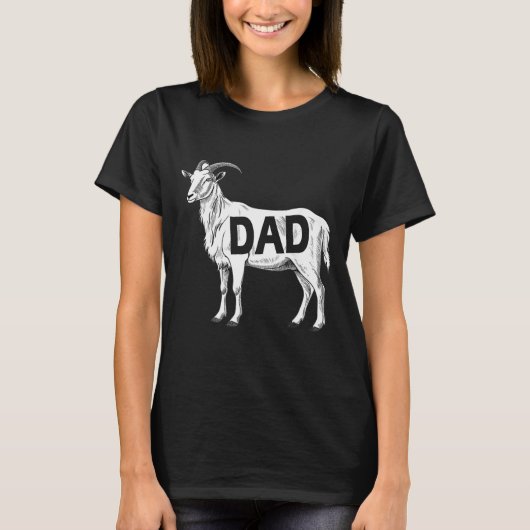 Funny Goat Gift Dad Sarcastic Graphic  T-shirt (Voorkant)