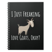 Funny Goat Gifts For Goat Lovers Farm Animal Humor Notitieboek (Voorkant)