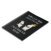 Funny Goat Gifts For Mom Women Mama Lover Notitieboek (Linkerzijde)