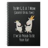 Funny Goat Gifts For Mom Women Mama Lover Notitieboek (Voorkant)
