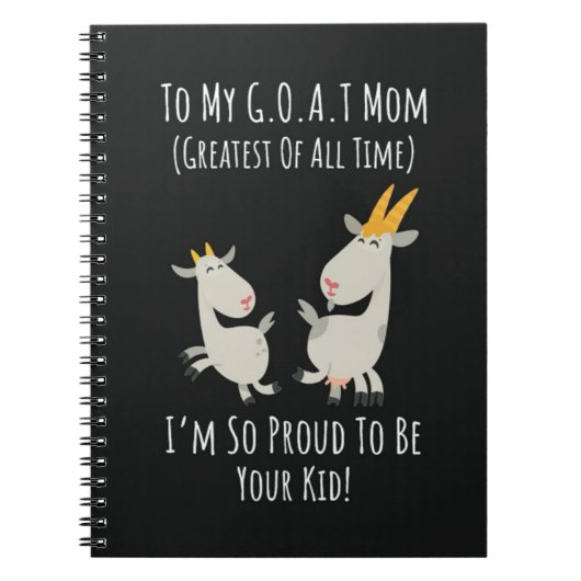 Funny Goat Gifts For Mom Women Mama Lover Notitieboek (Voorkant)