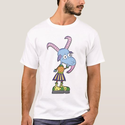 Funny Goat Girl T-shirt (Voorkant)