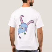 Funny Goat Girl T-shirt (Achterkant)
